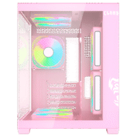GABINETE-GAMER-GRODD-CANDY-CLANM-COD.-12553-1 Gabinete Gamer Grodd Candy Rosa Mid Tower Vidrio Templado